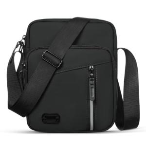 Men's Waterproof Crossbody Bag with Adjustable Strap