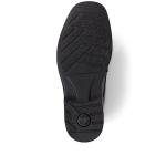 Men's Black Leather Lace-Up Brogues - Size 9