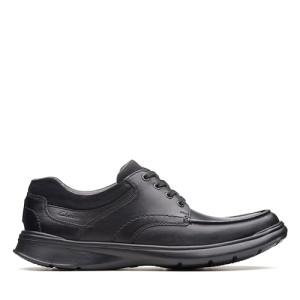 Clarks Men's Cotrell Edge Black Leather Shoes