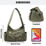 Captain Blues Denim Large Messenger Bag for Women