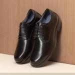 Bruno Marc Black Brogue Dress Shoes, Size 9.5W