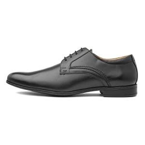 Thomas Crick Men's Stylish Derby Shoes - Black/Tan