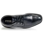 Geox Men's Brayden Waterproof Black Shoes, Size 8