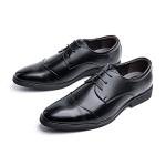 Men's Black Oxford Derby Shoes - Classic Style