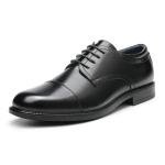 Bruno Marc Men's Black Leather Dress Shoes