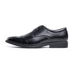 Men's Black Patent Leather Derby Oxford Shoes