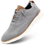 Men's Lightweight Breathable Oxford Dress Sneakers