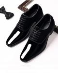 Men's Classic Leather Lace-Up Dress Shoes