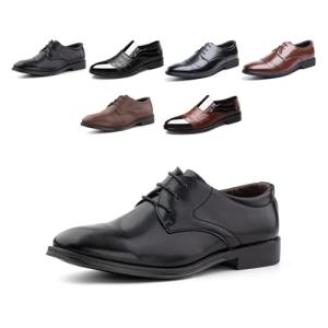 Men's Classic Black Derbies Oxford Shoes
