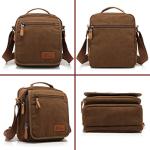 CHEREEKI Multi-Pocket Shoulder Bag for Tablets