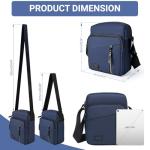 Men's Waterproof Crossbody Shoulder Bag - Casual Style