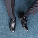 Men's Classic Black Derbies Oxford Shoes