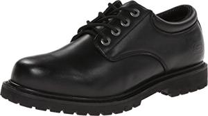 Skechers Work Cottonwood Elks Black Shoes - Size 6