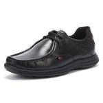 Kickers Reasan Black Leather Shoes for Men