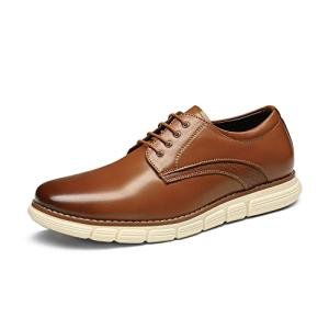 Bruno Marc Men's Dress Sneakers - Brown, Size 8