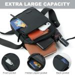Men's Waterproof Crossbody Bag with Adjustable Strap