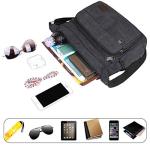 JAKAGO 13-Inch Multi-Pocket Crossbody Bag