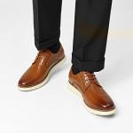 Bruno Marc Men's Dress Sneakers - Brown, Size 8