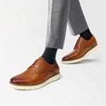 Bruno Marc Men's Dress Sneakers - Brown, Size 8