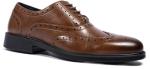 Men's Tan Oxford Brogue Shoes with Memory Foam