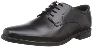 Clarks Men's Howard Oxford Shoes, Black Leather