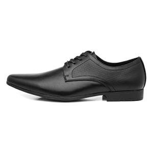 Beckett Basil Men's Black Flat Lace-Up Shoe