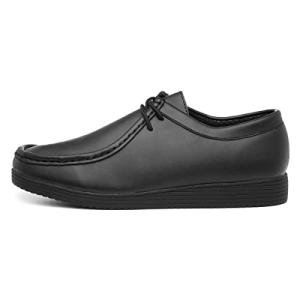 Beckett Bailey Men's Black Coated Leather Shoes