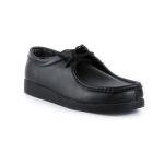 Beckett Bailey Men's Black Coated Leather Shoes