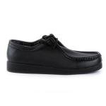 Beckett Bailey Men's Black Coated Leather Shoes