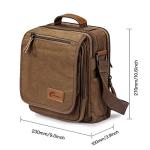 CHEREEKI Multi-Pocket Shoulder Bag for Tablets