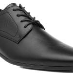 Beckett Basil Men's Black Flat Lace-Up Shoe