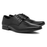 Beckett Basil Men's Black Flat Lace-Up Shoe