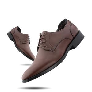 Men's Brown Oxford Dress Shoes - Lace Up