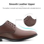 Men's Brown Oxford Dress Shoes - Lace Up