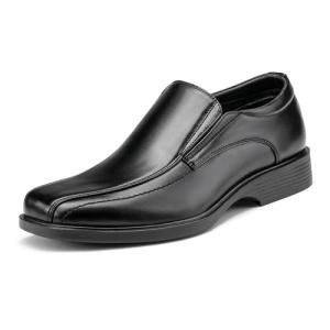 Bruno Marc Men's Black Formal Oxfords, Size 9