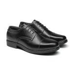 Bruno Marc Men's Black Dress Shoes Size 10 UK