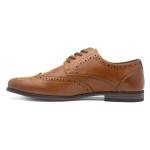 Beckett Billy Men's Tan Brogue Shoes, Size 12