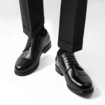 Bruno Marc Men's Black Dress Shoes Size 10 UK