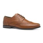 Beckett Billy Men's Tan Brogue Shoes, Size 12