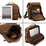 CHEREEKI Multi-Pocket Shoulder Bag for Tablets