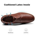 Bruno Marc Men's Classic Brown Lace-Up Oxfords