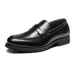 Bruno Marc Men's Black Slip-On Loafers