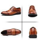 Stylish Men's Brown Lace-Up Dress Shoes, Size 10