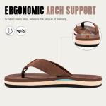 Men's Tan Flip Flops - Comfy Summer Sandals