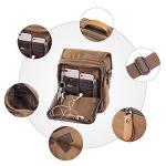 CHEREEKI Multi-Pocket Shoulder Bag for Tablets