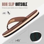 Men's Tan Flip Flops - Comfy Summer Sandals