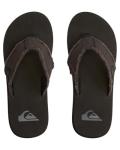 Quiksilver Men's Monkey Abyss Black Flip Flops