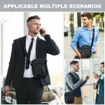 Men's Waterproof Crossbody Bag with Adjustable Strap