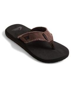 Quiksilver Men's Monkey Abyss Flip Flops, Brown