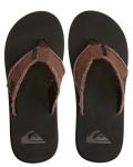 Quiksilver Men's Monkey Abyss Flip Flops, Brown